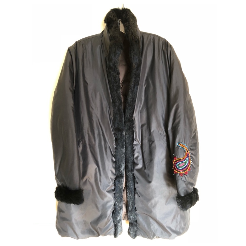 Andrew Marc Fur-trimmed Down Jacket